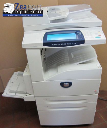 Xerox WorkCentre Pro 123 Black and White Multifunction Copier Printer Scanner