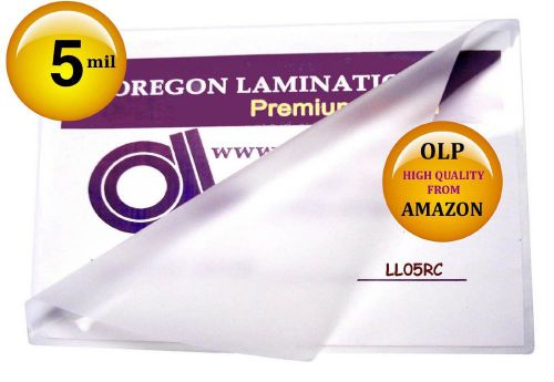 5 Mil Legal Hot Laminating Pouches Qty 100 Glossy 9 X 14-1/2 Thermal Lamination