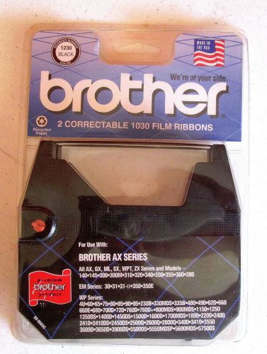 Brother 2 pack (1230) of 1030 corretable film ribbons for sale