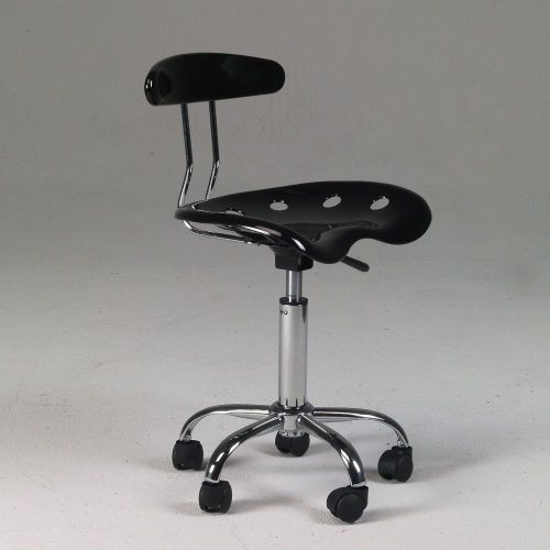 Tractor Seat Swivel Task Stool with BACKREST | Ergonomic Office/Home Desk Height