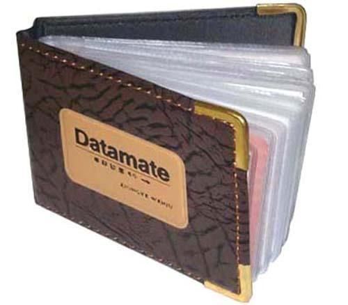 Pocket Leatherette Business Name Credit Card Holder Wallet Hold 60 B35