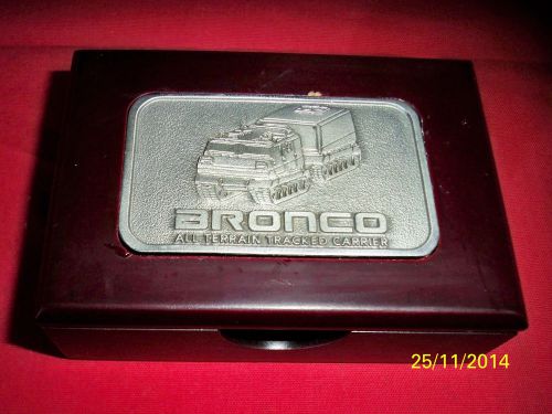 military business card holder bronco