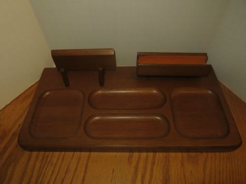 Vintage Wood Dresser Caddy/Desk Organizer