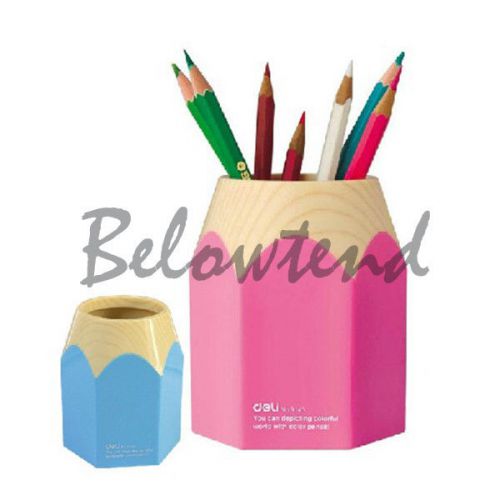 Novelty Pen Vase Pencil Pot Makeup Office Brush Holder Desk Tidy Container