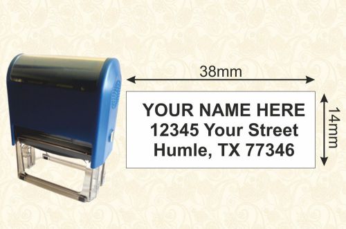 Personalized Custom return name address  Self Ink Rubber Stamp