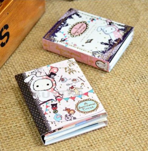 MO Japan San-X 6 Fold Circus Post It Bookmark Note Pad Flagt Memo Sticky Note CA