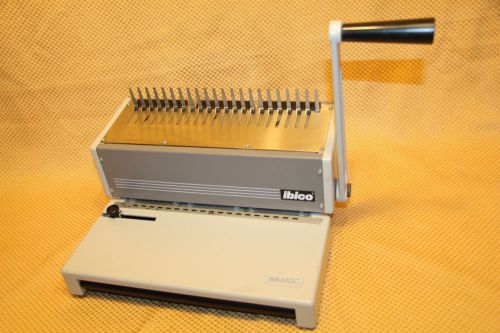 Ibico IBIMATIC Paper Comb Binding Punch Binder Machine - Excellent Cond.