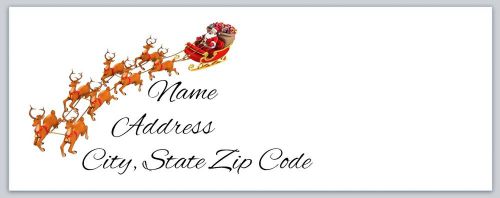 30 Personalized Return Address  Labels Christmas Buy 3 Get 1 free (bi26)
