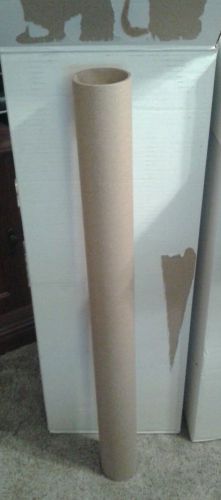 6 heavy duty cardboard tubes 3&#034; x 36&#034;