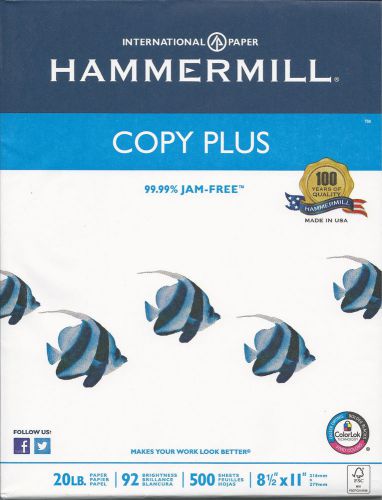 Hammermill Copy Plus Paper - 1 Ream 500 Sheets - 8 1/2&#034; X 11&#034;