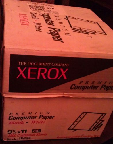 Dot matrix paper Xerox 9 1/2 x 11