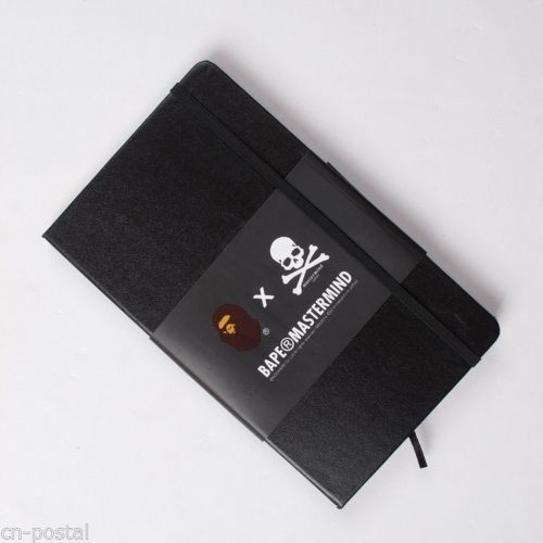 10x18cm Black Bape &amp; MMJ Mastermind A BATHING APE Dowling Paper Notepad Notebook