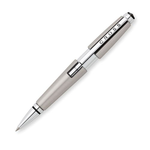 CROSS EDGE Capless Gel Ballpoint pen AT0555-5 metallic SONIC TITANIUM Silver
