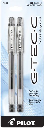 Pilot G-tec-c Gel Pen - Ultra Fine Pen Point Type - 0.4 Mm Pen Point (pil35481)