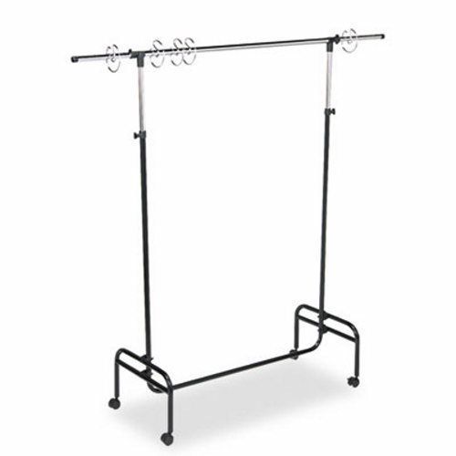 Adjustable Mobile Chart Stand, 48&#034; to 75&#034; High, Steel, Black (CDPCD7550)