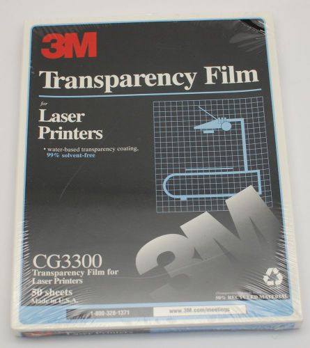 3M Transparency Film for B&amp;W Laser Printers CG3360 A4 50 Sheets