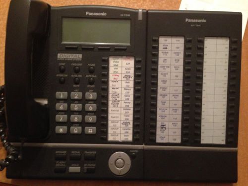 Panasonic Hybird KX-T7636 Digital Display Office Phone 7636-b w/  t7640 console