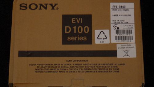 &#034;new&#034; sony evi-d100 pan/tilt camera for sale