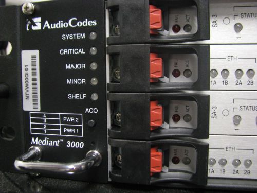 AudioCodes Mediant3000, M3K/63E1/84T1/Redundant/NN, MEDIANT 3000, NOB
