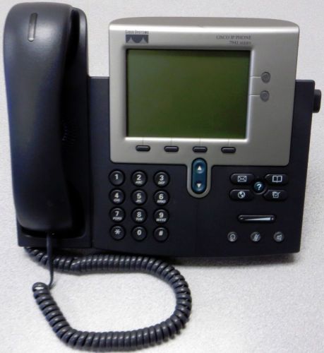 Cisco CP-7941G 7941 IP VoIP Office Business Telephone with Handset, Lot of 2