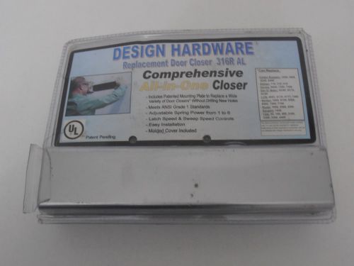 Design Hardware Replacement Comprehensive All-in-One Door Closer 316R AL