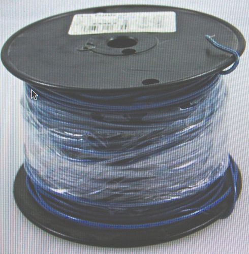14 awg gauge solid copper wire insulated blue 600v 500 ft thhn awm thwn spool for sale