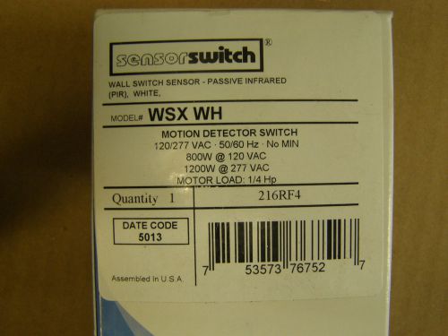 WSX-PDT-WH Acuity Brands/Lithonia Occupancy Sensor Wall Switch