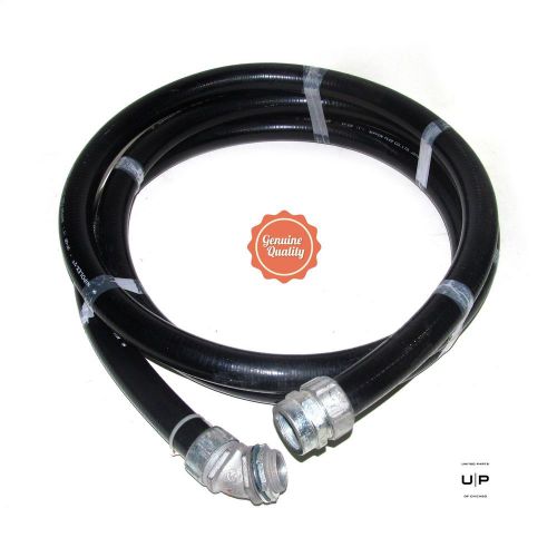Metal wire conduit, plastic coating, flexible, 3/4&#034; w/ fittings, Nipoflex VF-06