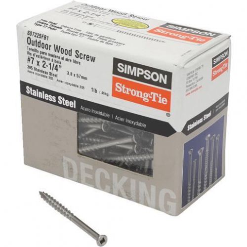 1lb 7x2-1/4 trim screw s07225fb1 for sale