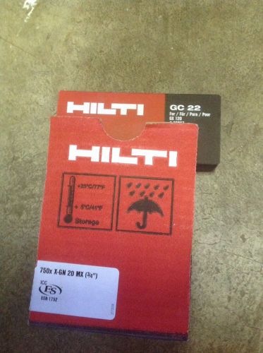 Hilti 3/4pins for GX-120 gun and fuel cell