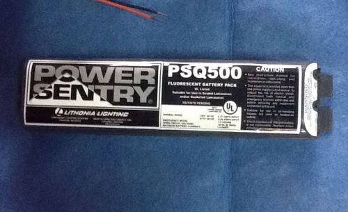 Psq500qd lithonia lighting power sentry fluorescent battery pack 1.5 amps 277v for sale