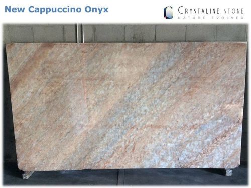 Brown Cappuccino Onyx Slab Translucent stone Kitchen, Bath/Backsplash countertop
