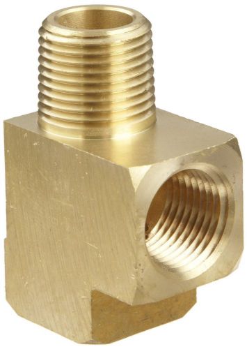 Anderson metals brass pipe fitting, barstock street tee, 1/4&#034; female pipe x 1/4&#034; for sale