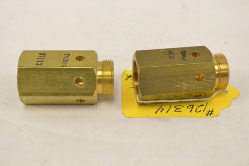 LOT 2 NEW CASH ACME 126314 CYLINDER REGUALTOR ASSEMBLY BRASS 1/2IN NPT B319313