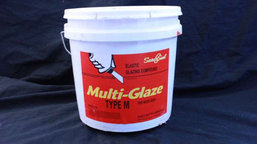 1- 2 Gallon Pail Of Sarco Type M Multi Glaze Window Glazing Putty
