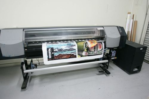 Hp designjet 8000s &#034;used&#034; 64&#034; wide format solvent printer. for sale