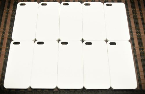 5x iPhone 4/4S 3D Blank Sublimation Cases Heat Press Covers Heat Transfer Matte