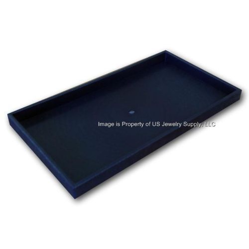 12 black stackable 14 3/4&#034; x 8 1/4&#034; x 1&#034; utility display trays for sale