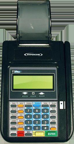 HYPERCOM T7PLUS POS MERCHANT CREDIT CARD MACHINE TERMINAL - US SELLER-Good Shape