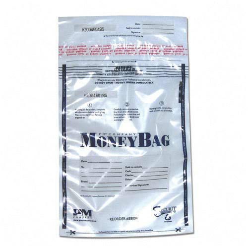 PM Company Disposable Deposit Bag, Plastic, 12&#034;x16&#034;, 100/Pack, Clear