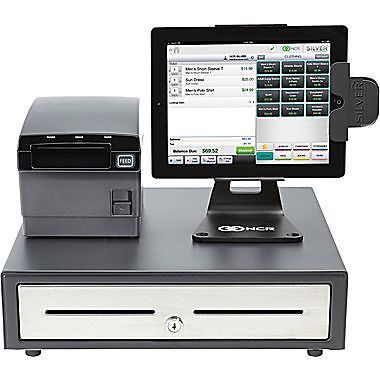 Ncr silver pos cash register system for sale