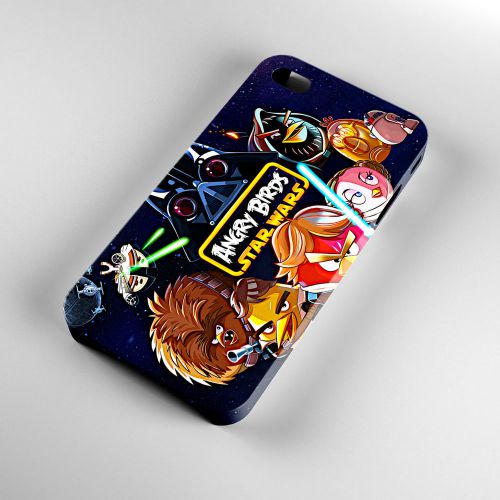 New Angry Birds Star Wars Game iPhone 4/4S/5/5S/5C/6/6Plus Case 3D Cover
