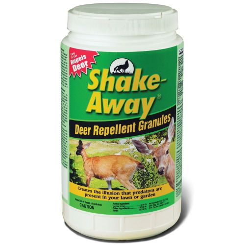 Shake-away deer repelant non-toxic coyote urine granules, 5 lb container for sale
