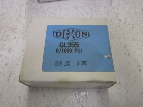 LOT OF 11 DIXON GL355 0-1000 PSI *NEW IN A BOX*