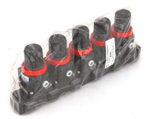 5x new koganei mr302-03-28w push-lock pressure regulator manifold r300m5as3-32w for sale
