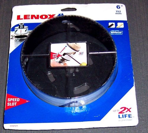 Lenox tools 1772121 6&#034; bi-metal speed slot hole saw for sale
