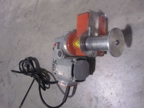 Chicago Electric Compact Right Angle Drill  converted to a Belt Pulley