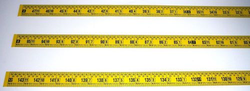 Workbench ruler - adhesive backed - 1&#034; wide x 12 ft long - right - fractional for sale