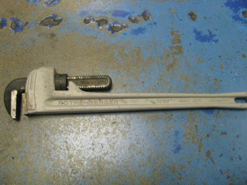 Rothenberger 300mm-24&#034; aluminum pipe wrench Model 70162