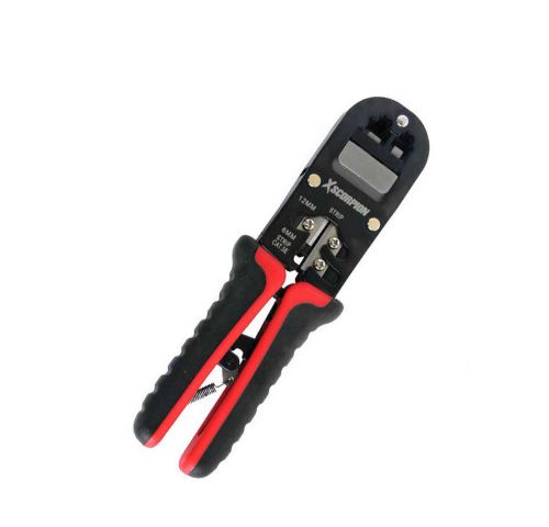 Heavy duty telephone &amp; data cable crimper, stripper, wire cutter tcsc-68 for sale
